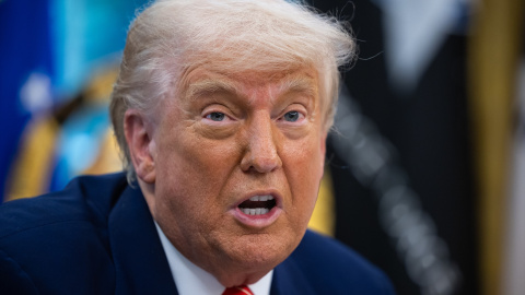 El presidente de EEUU, Donald Trump, durante una conferencia de prensa celebrada en Washington D.C El presidente de EEUU, Donald Trump, durante una conferencia de prensa celebrada en Washington D.C