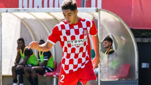 Ferran Ruiz, jugador del Girona. 11/2024 Ferran Ruiz, jugador del Girona.