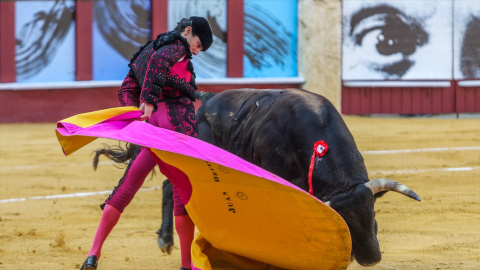 El matador Juan Ortega en una corrida de toros en Málaga, a 20 de agosto de 2021. El matador Juan Ortega en una corrida de toros en Málaga, a 20 de agosto de 2021.