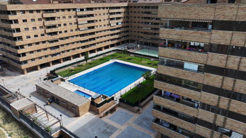 Vista de unas de las viviendas del desarrollo urbanístico de El Quiñón, en Seseña, del promotor Francisco Hernando, símbolo de la burbuja inmobiliaria.