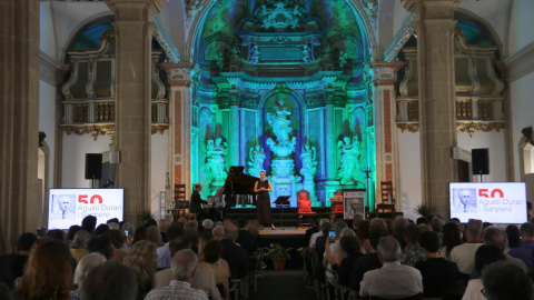 El Paranimf de la Universitat de Cervera en l'acte inaugural de l'any Duran i Sanpere. 07/06/2025 El Paranimf de la Universitat de Cervera en l'acte inaugural de l'any Duran i Sanpere.