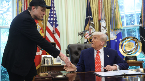 El presidente de EEUU, Donald Trump, junto al dueño de X y Tesla, Elon Musk, en el despacho oval de la Casa Blanca. Foto de archivo El presidente de EEUU, Donald Trump, junto al dueño de X y Tesla, Elon Musk, en el despacho oval de la Casa Blanca. Foto de archivo