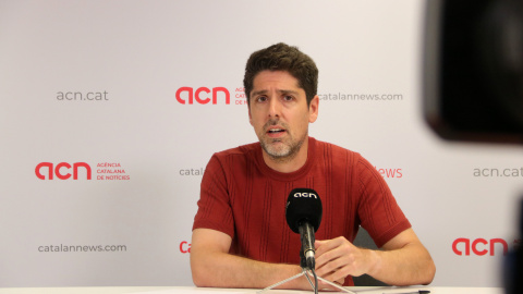 El portaveu dels Comuns al Parlament, David Cid, en una entrevista amb l'ACN. El portaveu dels Comuns al Parlament, David Cid, en una entrevista amb l'ACN.