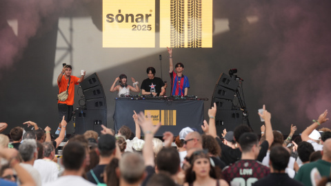 Decenas de personas durante el Sónar, en la Fira Gran Via L'Hospitalet, a 12 de junio de 2025, en Barcelona.David Zorrakino / Europa Press12 JUNIO 2025;CATALUÑA;SÓNAR;FESTIVAL;MÚSICA;CULTURA12/6/2025