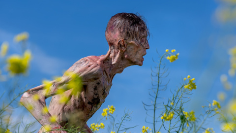 Uno de los zombis de '28 años después'.