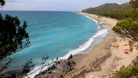 Imatge de la platja del Torn a l'Hospitalet de l'Infant