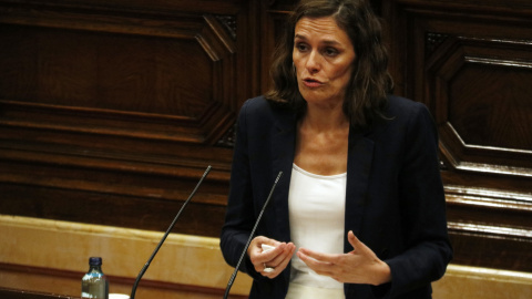 La diputada del PPC Esperanza García, al ple del 7 de juliol de 2020 La diputada del PPC Esperanza García, al ple del 7 de juliol de 2020