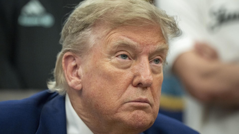44fce3c0ac424ba275445daa6448017997bebe24w El presidente de EEUU, Donald Trump, se reúne en el Despacho Oval de la Casa Blanca, a 18 de junio de 2025.