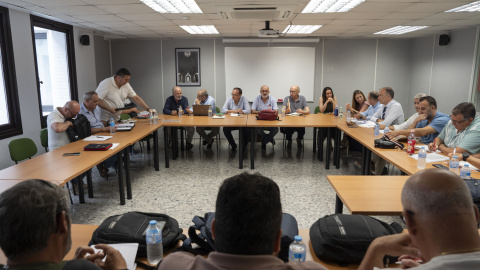 cadiz Reunión sobre la negociación del nuevo convenio colectivo del metal de la provincia de Cádiz.