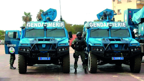 Vehículos URO VAMTACfinanciados por la UE y donadospor España a Senegal a través delproyecto GARSI.