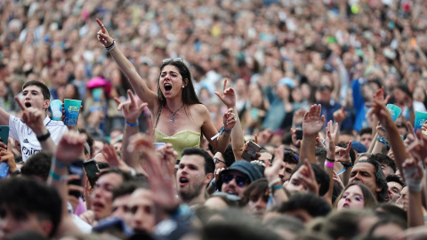 EuropaPress_4528185_cantante_dani_martin_actua_festival_oson_camino_monte_do_gozo_18_junio_2022 Foto de archivo del festival O Son do Camiño en Santiago de Compostela.