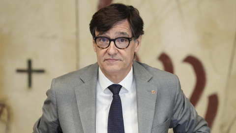 El president de la Generalitat, Salvador Illa, se dirige a la reunión semanal del Govern, a 26 de junio de 2025. El president de la Generalitat, Salvador Illa, se dirige a la reunión semanal del Govern, a 26 de junio de 2025.