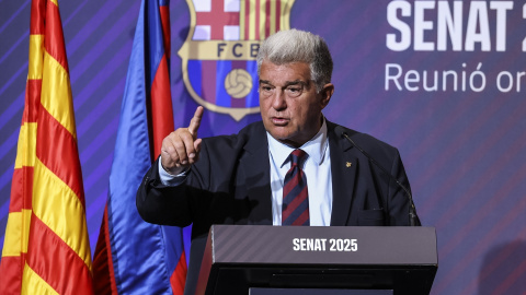 Joan Laporta, Presidente del FC Barcelona, en una imagen del pasado 18 de junio.