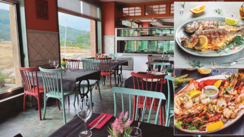 Los Peñones, cocina marinera y terraza con vistas al Cantábrico