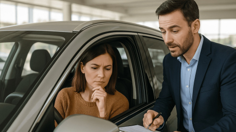 Así se sienten muchas mujeres cuando acuden a un concesionario para comprar un coche Así se sienten muchas mujeres cuando acuden a un concesionario para comprar un coche
