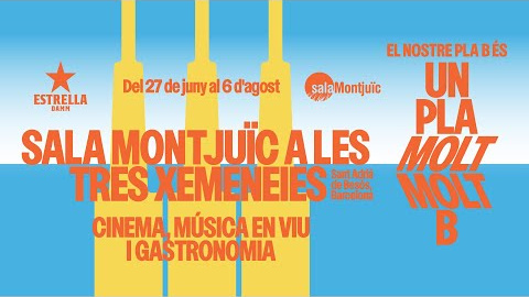 Sala Montjuïc, el cinema a la fresca més emblemàtic de Barcelona, torna aquest estiu amb una edició especial que manté la seva essència i esperit festiu, però amb una novetat important: el seu trasllat temporal a Les Tres Xemeneies, al que serà el nou Hub Audiovisual de Catalunya, el Catalunya Media City.

Des del 27 de juny fins al 6 d'agost, aquest espai singular es convertirà en el nou escenari d'aquest esdeveniment estiuenc imprescindible. Un emplaçament urbà i carregat d'història que s'adaptarà a la perfecció per continuar oferint grans nits de cinema, música en directe i gastronomia de qualitat sota les estrelles.