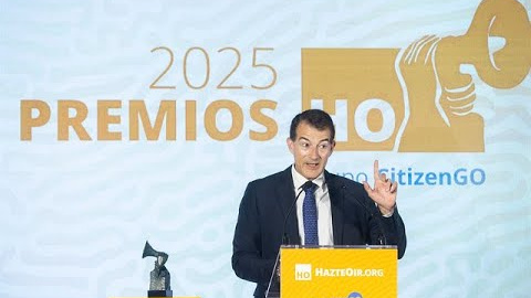 Discurso de Aitor Guisasola tras recibir uno de los Premios HO en Madrid.