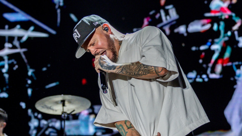 El rapero Residente actúa en el Alma Festival, en el Parque Enrique Tierno Galván, a 19 de junio de 2025, en Madrid (España).