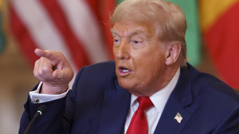 El presidente de EEUU, Donald Trump, en la Casa Blanca el pasado miércoles. El presidente de EEUU, Donald Trump, en la Casa Blanca el pasado miércoles.