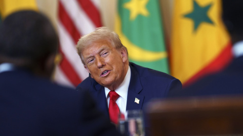 d6eba8720081fb56d557adc5174936c1b193b496 El presidente de EEUU, Donald Trump, en la Casa Blanca.