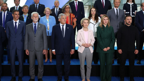 El presidente del Gobierno, este jueves en Roma al comienzo de la Conferencia para la Reconstrucción de Ucrania. El presidente del Gobierno, este jueves en Roma al comienzo de la Conferencia para la Reconstrucción de Ucrania