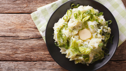 Imagen de colcannon, el pure irlandés.