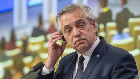 El expresidente argentino Alberto Fernández, en una imagen de archivo. El expresidente argentino Alberto Fernández, en una imagen de archivo.