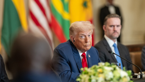 El presidente de EEUU, Donald Trump, el pasado miércoles en la Casa Blanca. El presidente de EEUU, Donald Trump, el pasado miércoles en la Casa Blanca.