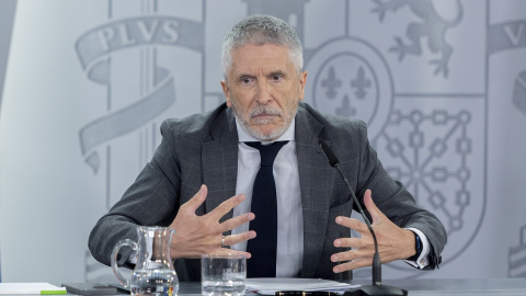 El ministro de Interior, Fernando Grande-Marlaska, el pasado martes en La Moncloa. El ministro de Interior, Fernando Grande-Marlaska, el pasado martes en La Moncloa.