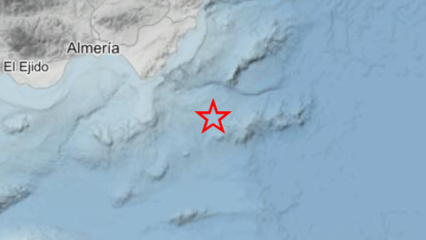 terremoto Ubicación del terremoto registrada por el Instituto Geográfico Nacional (IGN).