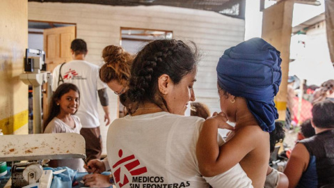 MSB179399 Foto de archivo de una voluntaria de Médicos sin Fronteras.