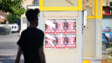 Un vecino de Torre Pacheco este martes 15 de julio. Un vecino de Torre Pacheco este martes 15 de julio.