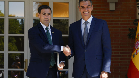El presidente del Gobierno, Pedro Sánchez y lehendakari Imanol Pradales, este martes en La Moncloa. El presidente del Gobierno, Pedro Sánchez y lehendakari Imanol Pradales, este martes en La Moncloa.