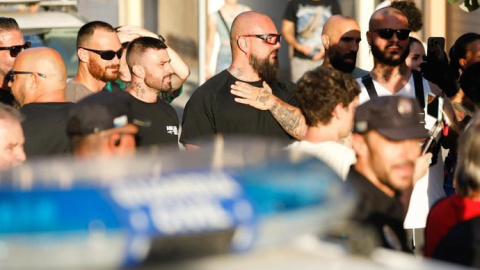 Concentració a Torre Pacheco per l'home agredit Concentració a Torre Pacheco per l'home agredit