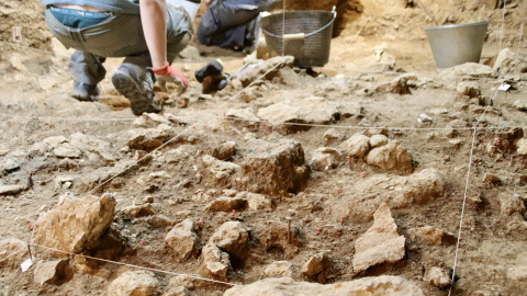 Detall del fogar descobert a Teixoneres Laura Busquets Detall del fogar descobert a Teixoneres