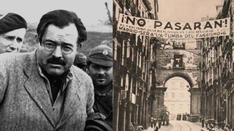 hemingway antifascista guerra civil Ernest Hemingway, un antifascista en la guerra civil.