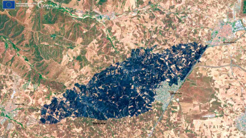 Preocupación en Castilla-La Mancha por la oleada de incendios junto a la A-5 en apenas unos días Preocupación en Castilla-La Mancha por la oleada de incendios junto a la A-5 en apenas unos días