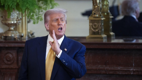 Donald Trump durante la recepción de miembros del Partido Republicano en la Casa Blanca, a 22 de julio de 2025. Donald Trump durante la recepción de miembros del Partido Republicano en la Casa Blanca, a 22 de julio de 2025.