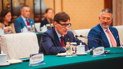 El president de la Generalitat, Salvador Illa, al Gran Saló del Poble de Pequín El president de la Generalitat, Salvador Illa, al Gran Saló del Poble de Pequín