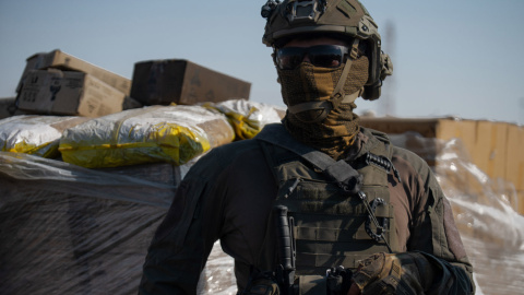 La ayuda humanitaria se descompone bajo el sol en Kerem Shalom (Israel).
