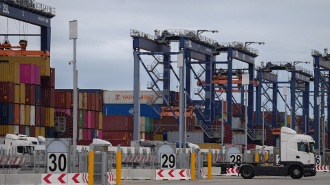 Terminal en el Puerto de Barcelona el 10 de julio de 2025. Terminal en el Puerto de Barcelona el 10 de julio de 2025.
