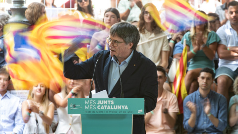 El presidente de Junts, Carles Puigdemont. El presidente de Junts, Carles Puigdemont.