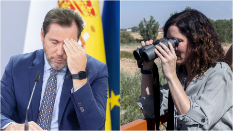 Óscar Puente e Isabel Díaz Ayuso, enzarzados con el AVE.