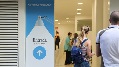 Imatge d'una oficina de l'Agència Tributària Catalana (ATC). 02/06/2025 Imatge d'una oficina de l'Agència Tributària Catalana (ATC).