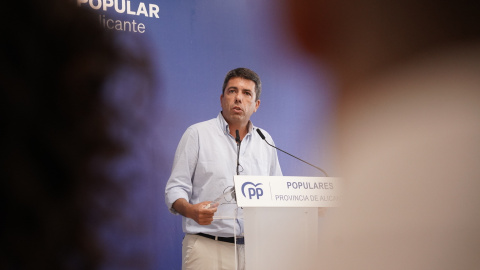El presidente del PPCV, Carlos Mazón. El presidente del PPCV, Carlos Mazón.