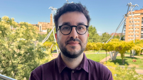 El activista de Fruta con Justicia Social, Llibert Reixach.