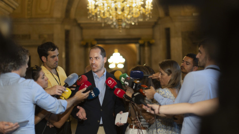 El portavoz del PP en el Parlament, Juan Fernández.