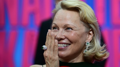 Pamela Anderson en una premiere en Berlín. Pamela Anderson en una premiere en Berlín.