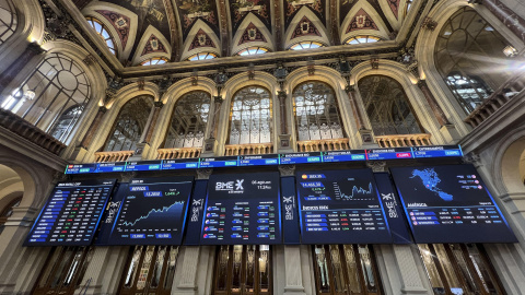 Bolsa Ibex 35 Foto de archivo de la Bolsa.