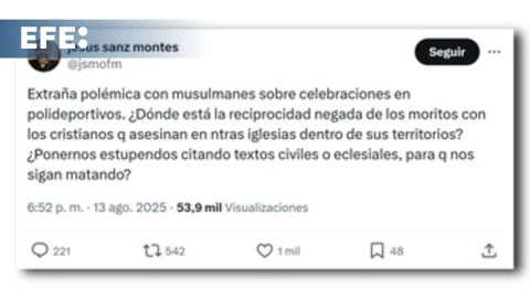 El arzobispo de Oviedo entra en la polémica de Jumilla y llama "moritos" a los musulmanes